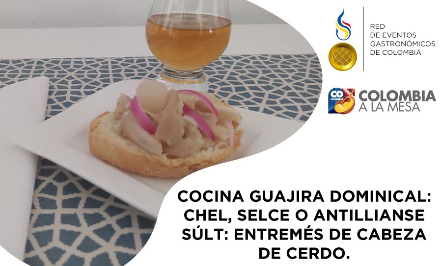 Cocina Guajira Dominical: Chel, selse o antillianse súlt: entremés de cabeza de cerdo